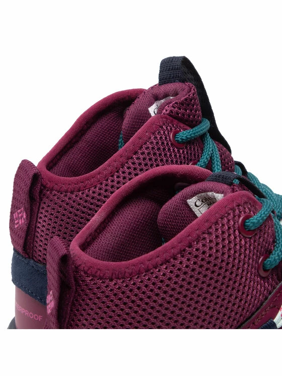 Συμφωνίες 🤩 Columbia Γυναίκες Μπότες Χιονιού Παπούτσια πεζοπορίας Trailstorm Mid Waterproof BL0155 Μπορντό 🔥 - Image 6