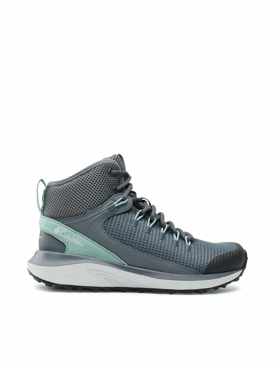 Νέος 👏 Columbia Γυναίκες Μπότες Χιονιού Παπούτσια πεζοπορίας Trailstorm Mid Waterproof BL0155 Γκρι ✨ - Image 2