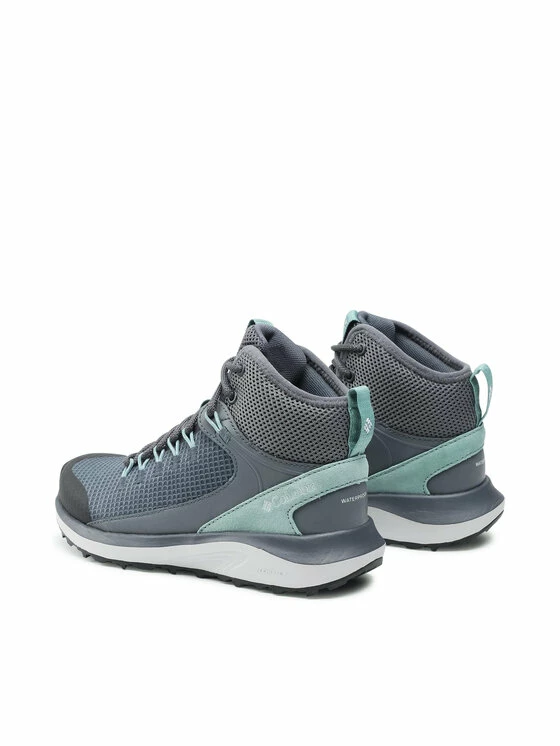 Νέος 👏 Columbia Γυναίκες Μπότες Χιονιού Παπούτσια πεζοπορίας Trailstorm Mid Waterproof BL0155 Γκρι ✨ - Image 3