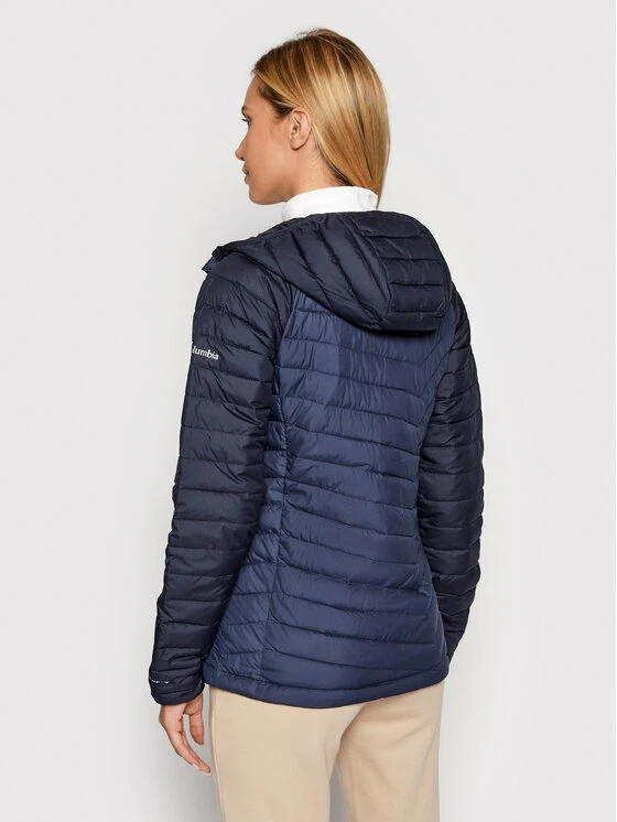 Το φθηνότερο ❤️ Columbia Γυναίκες Χειμωνιάτικα Μπουφάν Μπουφάν πουπουλένιο Powder Lite 1699071 Σκούρο μπλε Slim Fit 💯 - Image 3