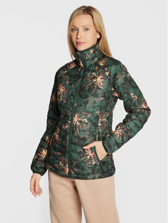 Flash Sale ⌛ Columbia Γυναίκες Χειμωνιάτικα Μπουφάν Μπουφάν πουπουλένιο Powder Lite 1699061 Πράσινο Regular Fit ✨