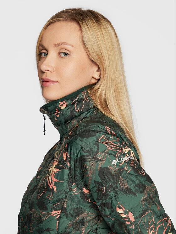 Flash Sale ⌛ Columbia Γυναίκες Χειμωνιάτικα Μπουφάν Μπουφάν πουπουλένιο Powder Lite 1699061 Πράσινο Regular Fit ✨ - Image 4