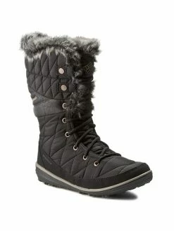 Προώθηση 🎁 Columbia Γυναίκες Μπότες Χιονιού Heavenly Omni-Heat BL1661 Μαύρο 🔔