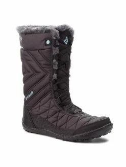 Προώθηση 🧨 Columbia Παιδιά Μπότες Χιονιού Youth Minx Mid III Wp Omni-Heat BY5949 Μαύρο ⭐