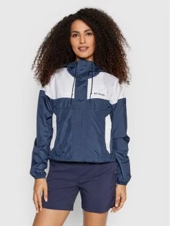 Προϋπολογισμός 😍 Columbia Γυναίκες Μπουφάν Anorak Αντιανεμικό Flash Challenger 1989511 Σκούρο μπλε Relaxed Fit 👏