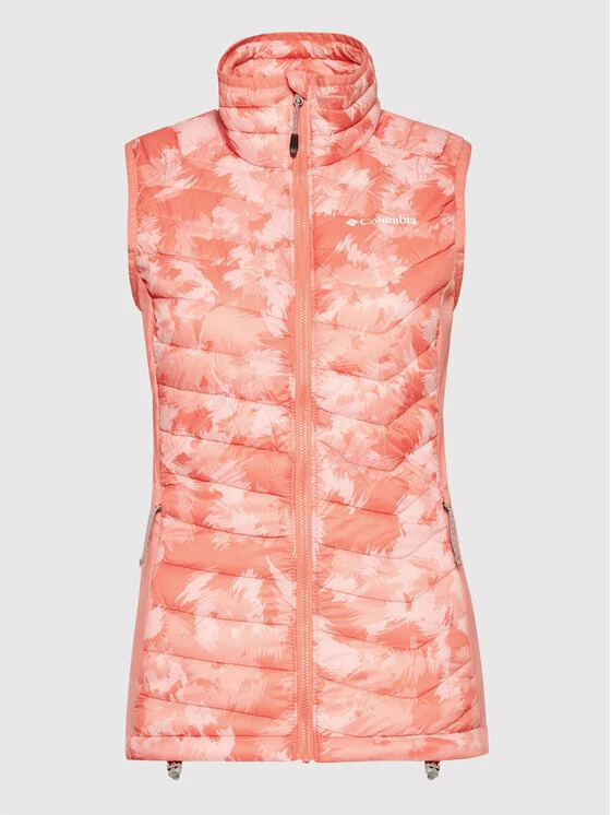 Best Pirce 🌟 Columbia Γυναίκες Γιλέκα Γιλέκο Powder Pass 1832222 Πορτοκαλί Regular Fit ❤️ - Image 5