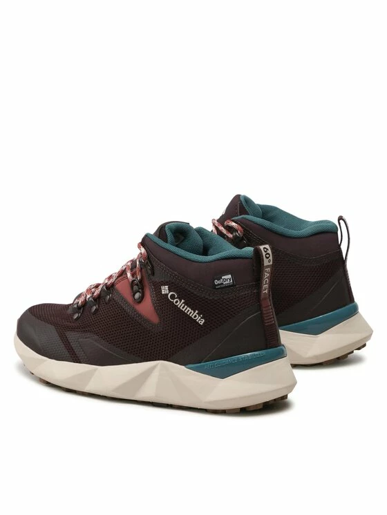 Νέος 🌟 Columbia Γυναίκες Ψηλά Παπούτσια Πεζοπορίας & Ορειβατικά Παπούτσια Παπούτσια πεζοπορίας Facet 60 Outdry BL3530-203 Μπορντό 🧨 - Image 3