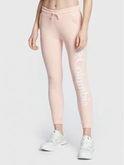 Best Pirce 😀 Columbia Γυναίκες Παντελόνια Φόρμας Παντελόνι φόρμας Logo Fleece 1940094 Πορτοκαλί Active Fit ✔️