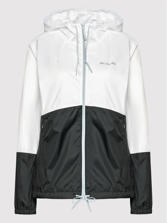 Ολοκαίνουργιο 🎁 Columbia Γυναίκες Αντιανεμικά Μπουφάν Αντιανεμικό Flash Forward 1585911 Λευκό Regular Fit 🌟 - Image 6