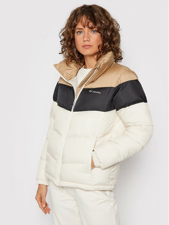 Καλύτερη πώληση ✔️ Columbia Γυναίκες Χειμωνιάτικα Μπουφάν Μπουφάν πουπουλένιο Puffect™ Color Blocked 1955101 Μπεζ Regular Fit 😍