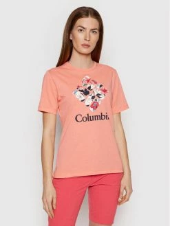 Η καλύτερη συμφωνία 😍 Columbia Γυναίκες T-shirts T-Shirt Bluebird Day 1934002 Πορτοκαλί Relaxed Fit 🧨