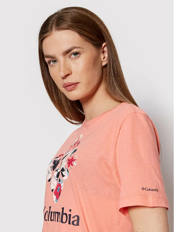 Η καλύτερη συμφωνία 😍 Columbia Γυναίκες T-shirts T-Shirt Bluebird Day 1934002 Πορτοκαλί Relaxed Fit 🧨 - Image 4