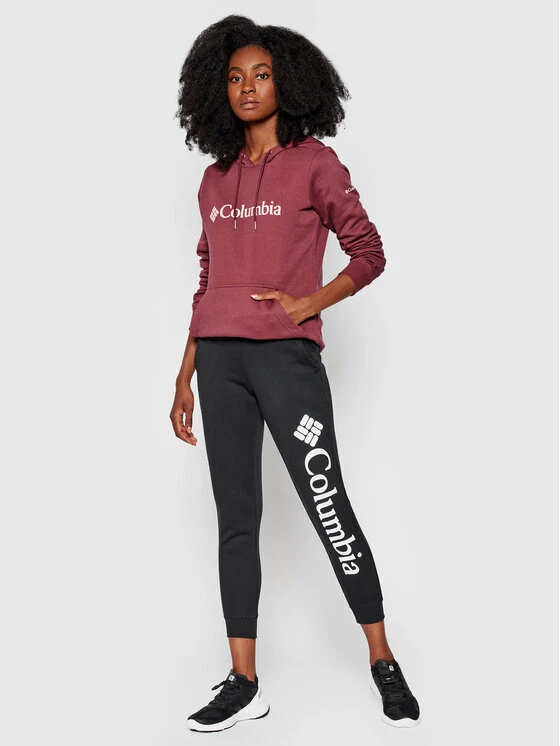 Τοπ 10 ✨ Columbia Γυναίκες Παντελόνια Φόρμας Παντελόνι φόρμας Logo Fleece Μαύρο Regular Fit ⌛ - Image 2