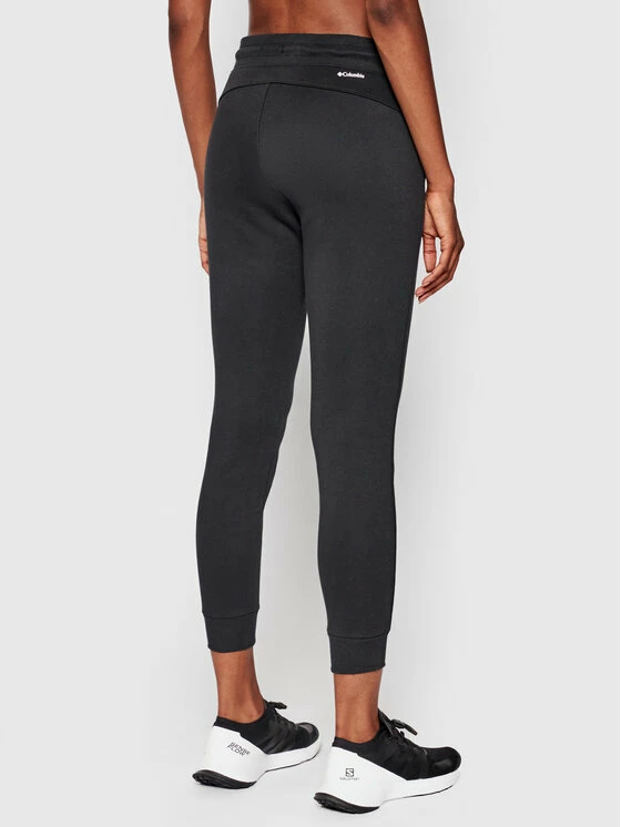 Τοπ 10 ✨ Columbia Γυναίκες Παντελόνια Φόρμας Παντελόνι φόρμας Logo Fleece Μαύρο Regular Fit ⌛ - Image 3