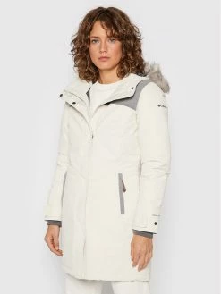 Προώθηση 👍 Columbia Γυναίκες Χειμωνιάτικα Μπουφάν Μπουφάν χειμωνιάτικο Lindores 1810401 Μπεζ Slim Fit 🎁