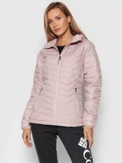 Ολοκαίνουργιο 🛒 Columbia Γυναίκες Χειμωνιάτικα Μπουφάν Μπουφάν πουπουλένιο Powder Lite 1699071 Ροζ Slim Fit 😉