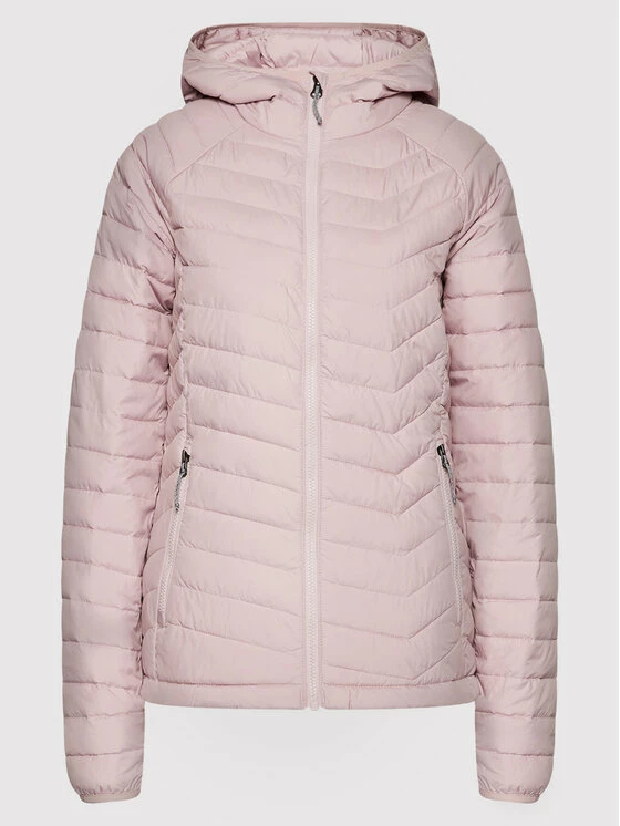 Ολοκαίνουργιο 🛒 Columbia Γυναίκες Χειμωνιάτικα Μπουφάν Μπουφάν πουπουλένιο Powder Lite 1699071 Ροζ Slim Fit 😉 - Image 5