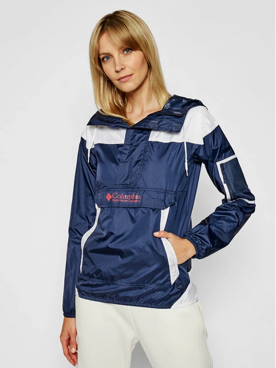 Φτηνός 🎁 Columbia Γυναίκες Μπουφάν Anorak Challenger 1870951 Σκούρο μπλε Regular Fit ✔️