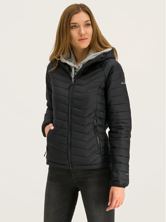 Καλύτερη πώληση 🌟 Columbia Γυναίκες Χειμωνιάτικα Μπουφάν Μπουφάν πουπουλένιο Powder Lite 16990711 Μαύρο Slim Fit 💯 - Image 2