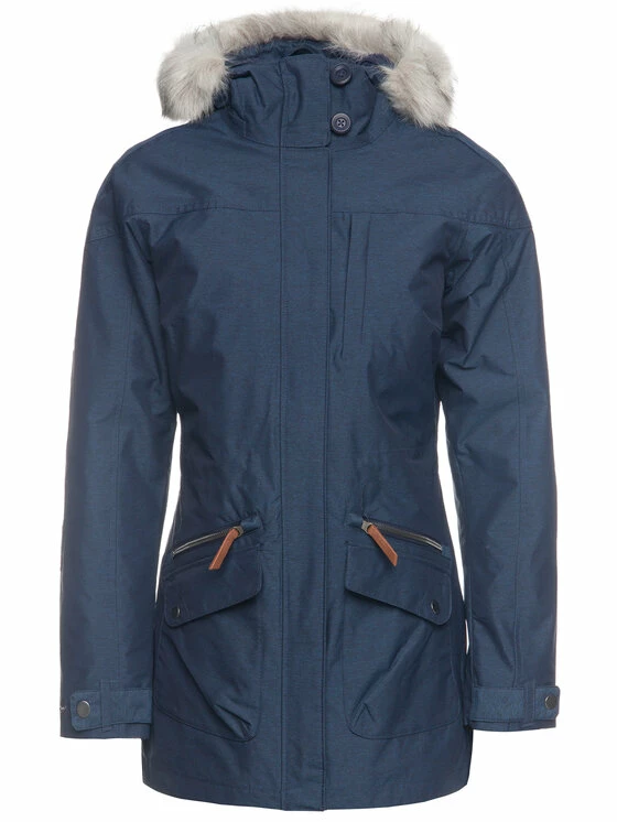 Εξοδος 🎁 Columbia Γυναίκες Χειμωνιάτικα Μπουφάν Μπουφάν χειμωνιάτικο Carson Pass 1737241 Σκούρο μπλε Regular Fit 😍